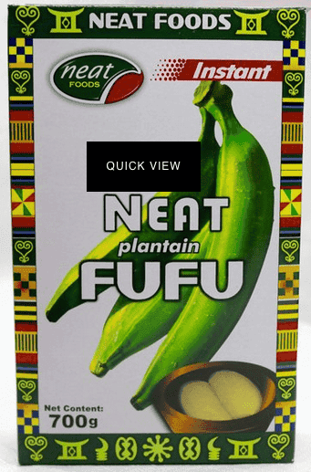 Neat Plantain Fufu